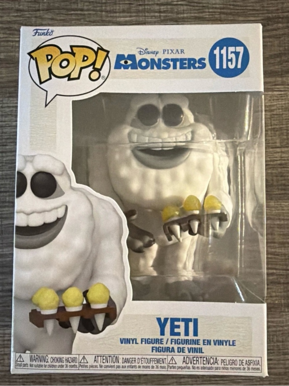 Funko Pop! Vinyl: Pixar/Disney- Monsters Inc. - Yeti #1157